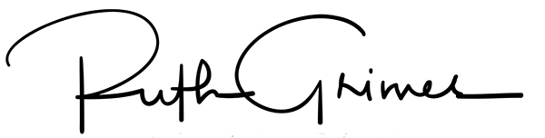 Ruth Grimes stylized signature